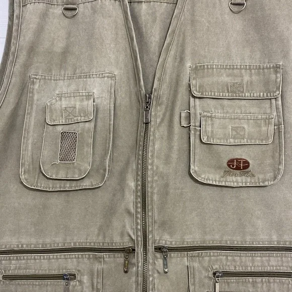 Pre-Owned Jig jao Zip up fishing vest size XXL ( 95 A) - Picture 3 of 5